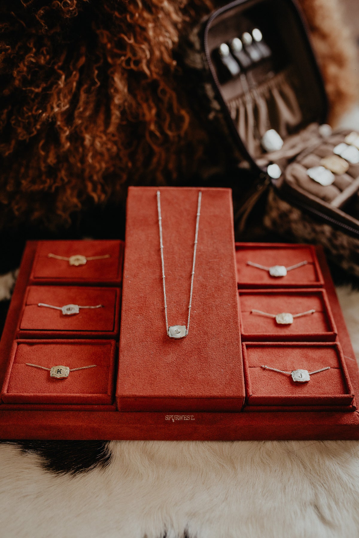 *Mini* Initial Buckle Necklace (2 Options)