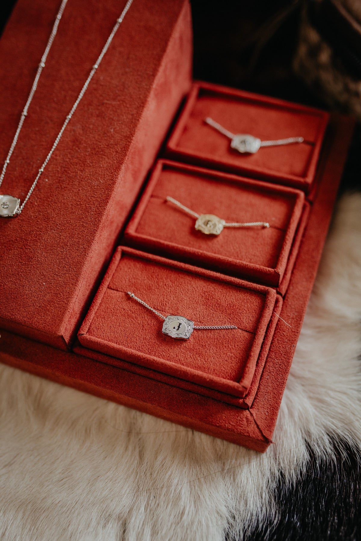 *Mini* Initial Buckle Necklace (2 Options)