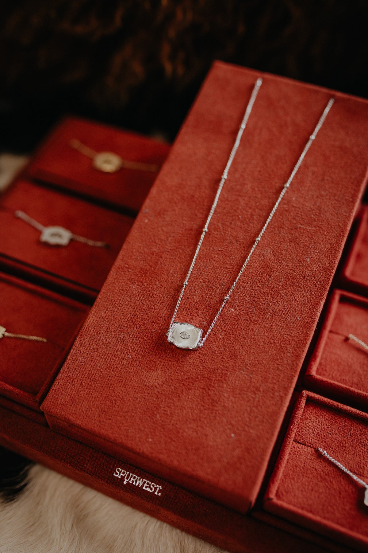 *Mini* Initial Buckle Necklace (2 Options)