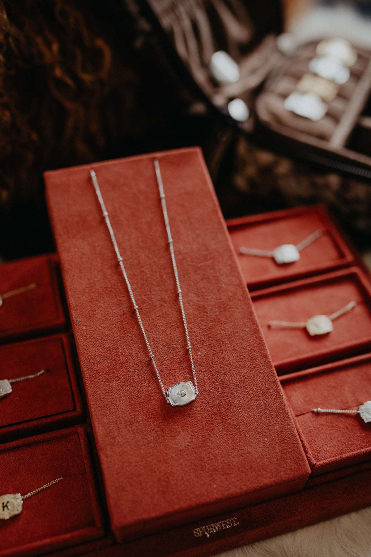 *Mini* Initial Buckle Necklace (2 Options)