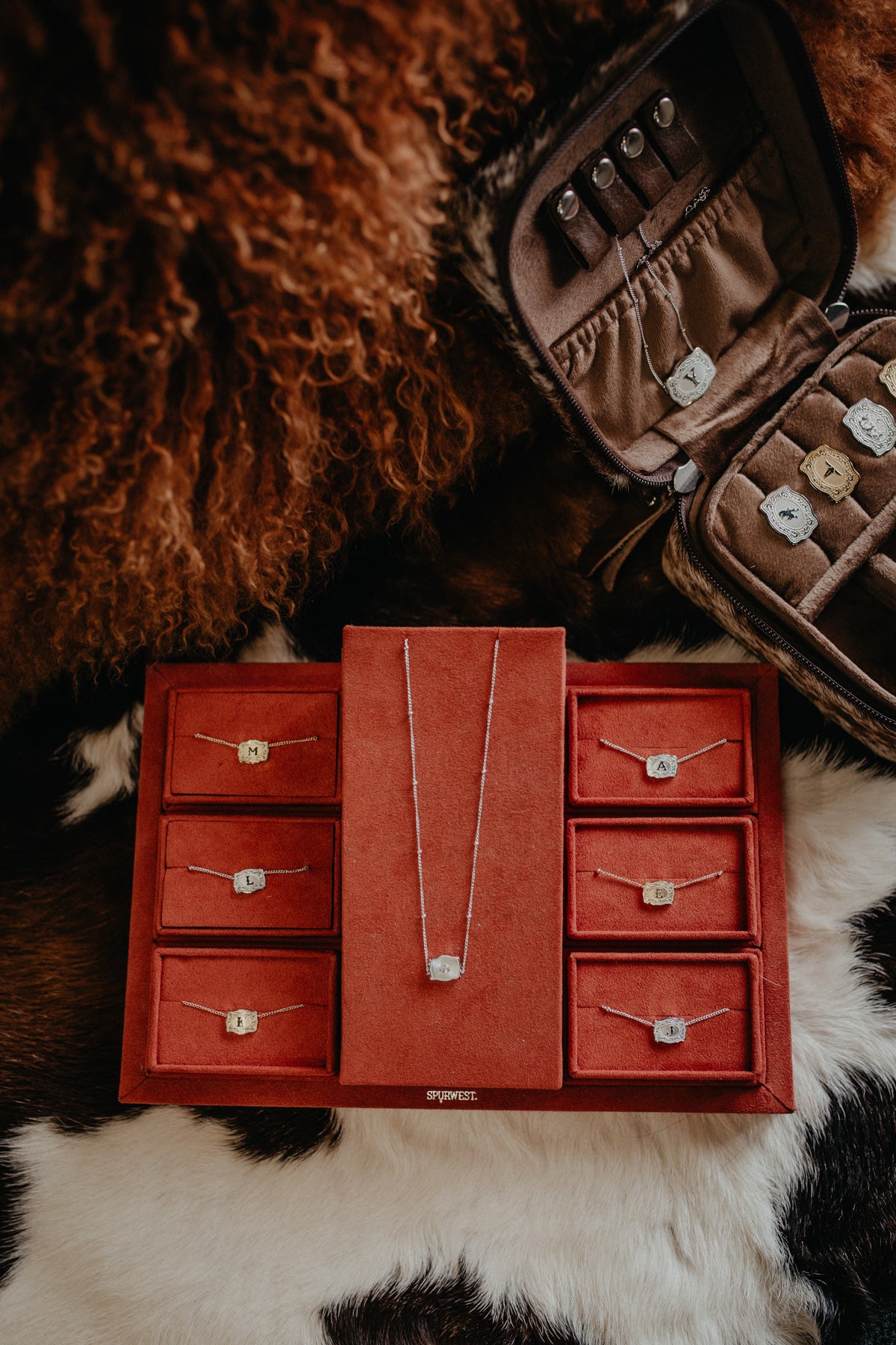 *Mini* Initial Buckle Necklace (2 Options)