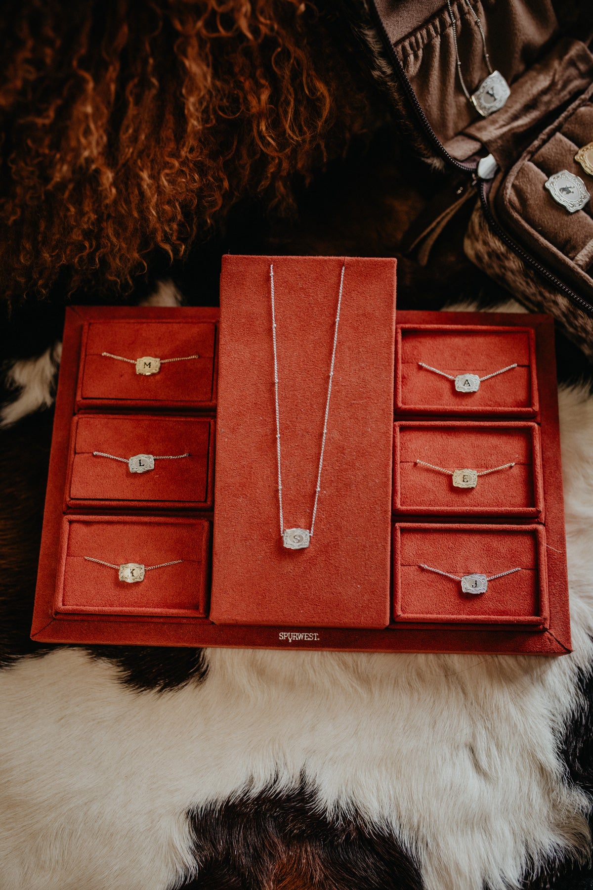 *Mini* Initial Buckle Necklace (2 Options)