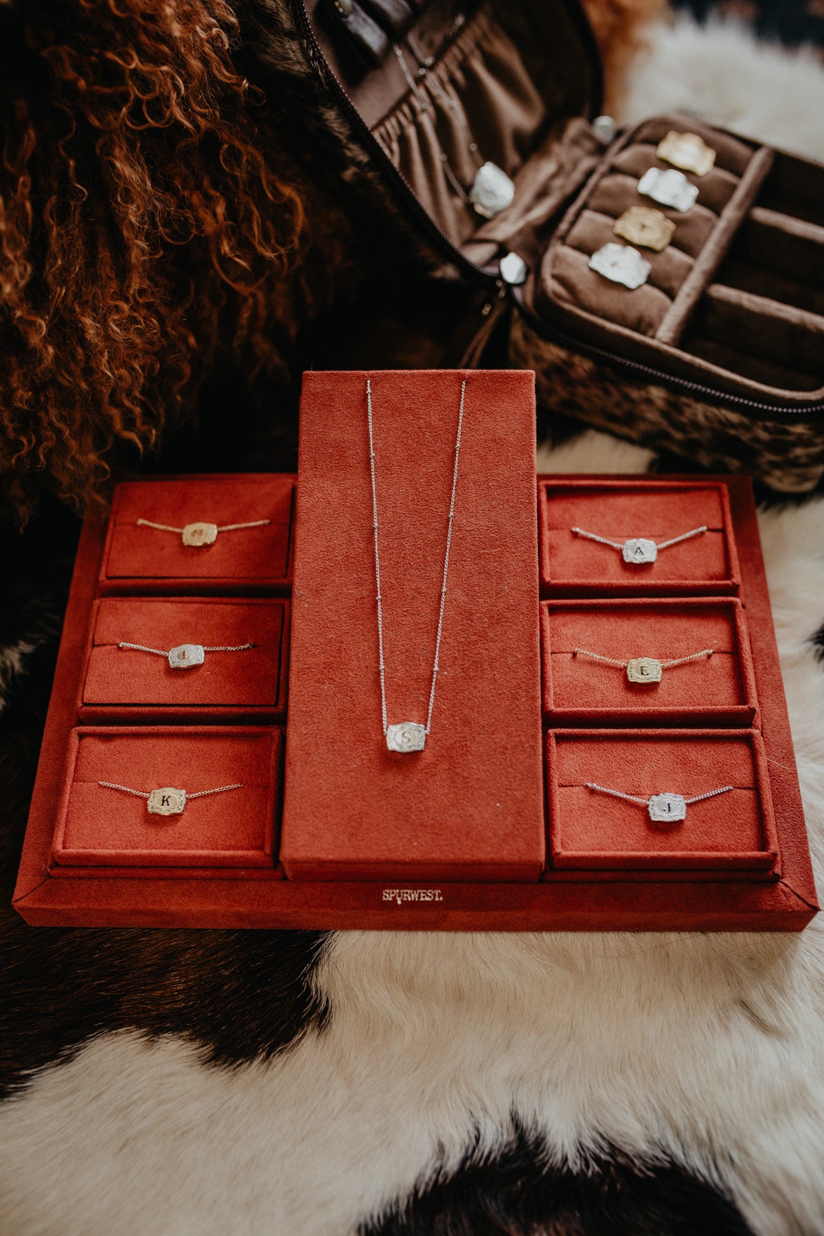 *Mini* Initial Buckle Necklace (2 Options)