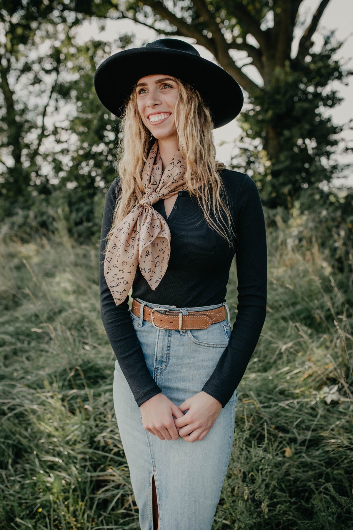 'Samara' Ribbed Henley Black Bodysuit (XS-XL)