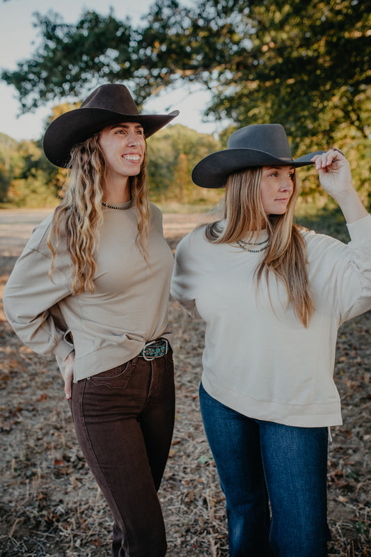 'Marley' Modern Crewneck Sweater by Z Supply (XS-L: 2 Colourways)