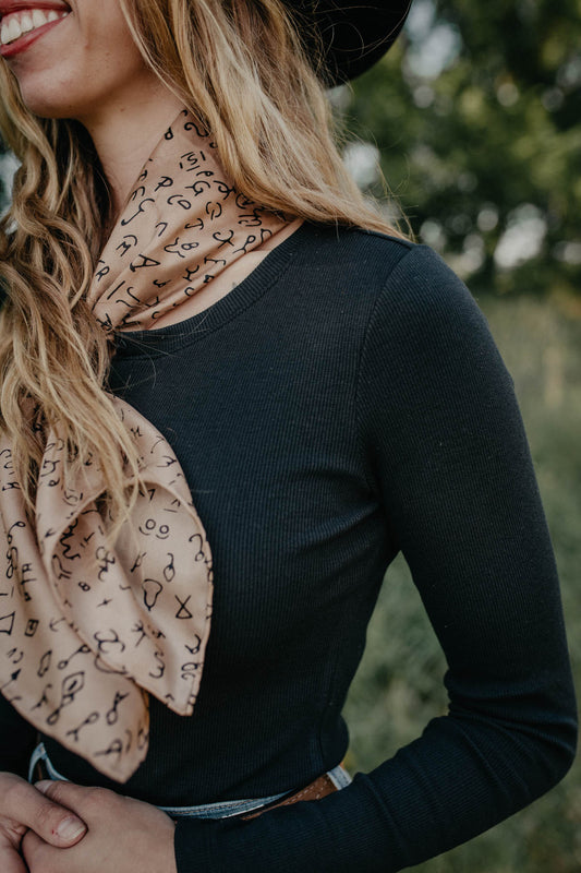 'Samara' Ribbed Henley Black Bodysuit (XS-XL)