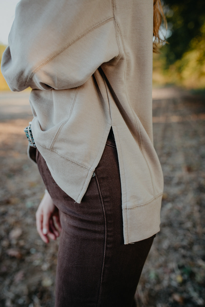 'Marley' Modern Crewneck Sweater by Z Supply (XS-L: 2 Colourways)