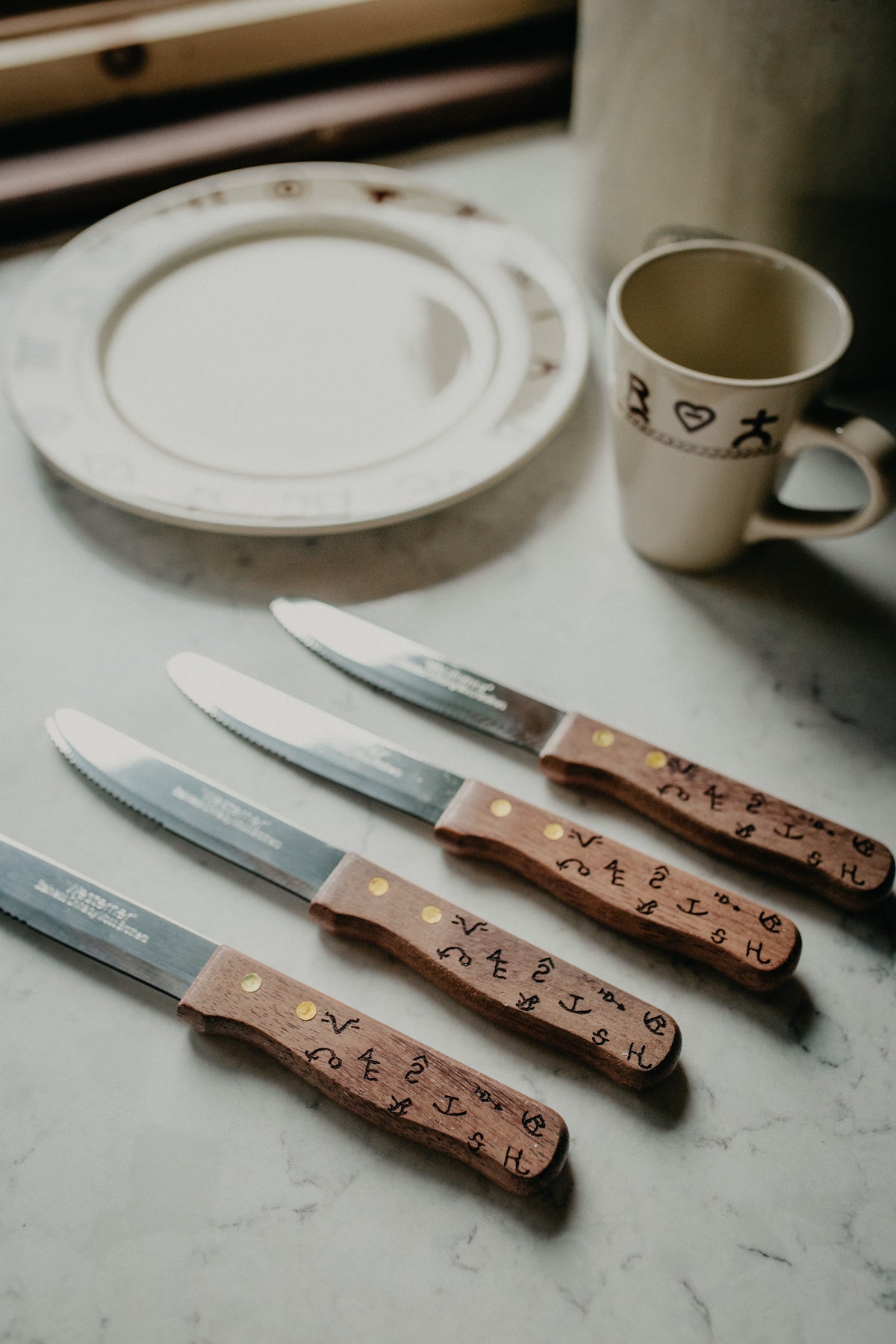 Branded Boxed Steak House- Style Knives (Set of 4)