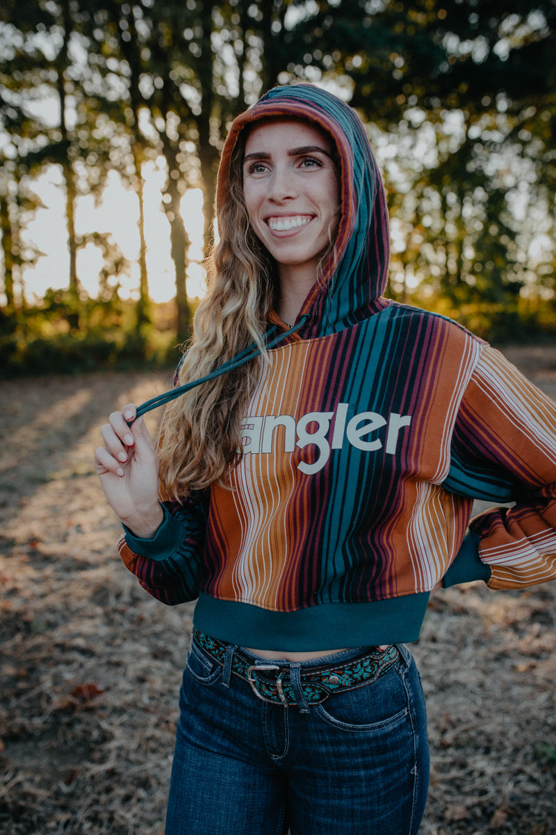 'Tay' Wrangler Striped Teal Hoodie (S-XL)