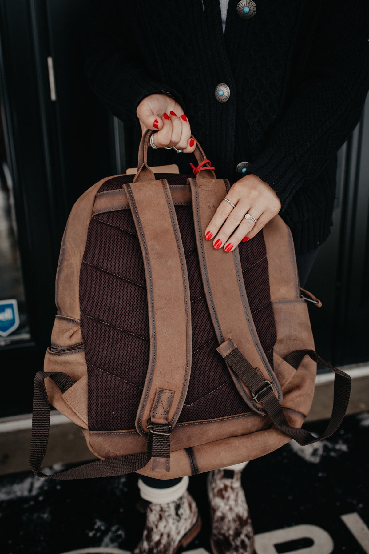 'Foreman' Leather Backpack by STS Ranchwear