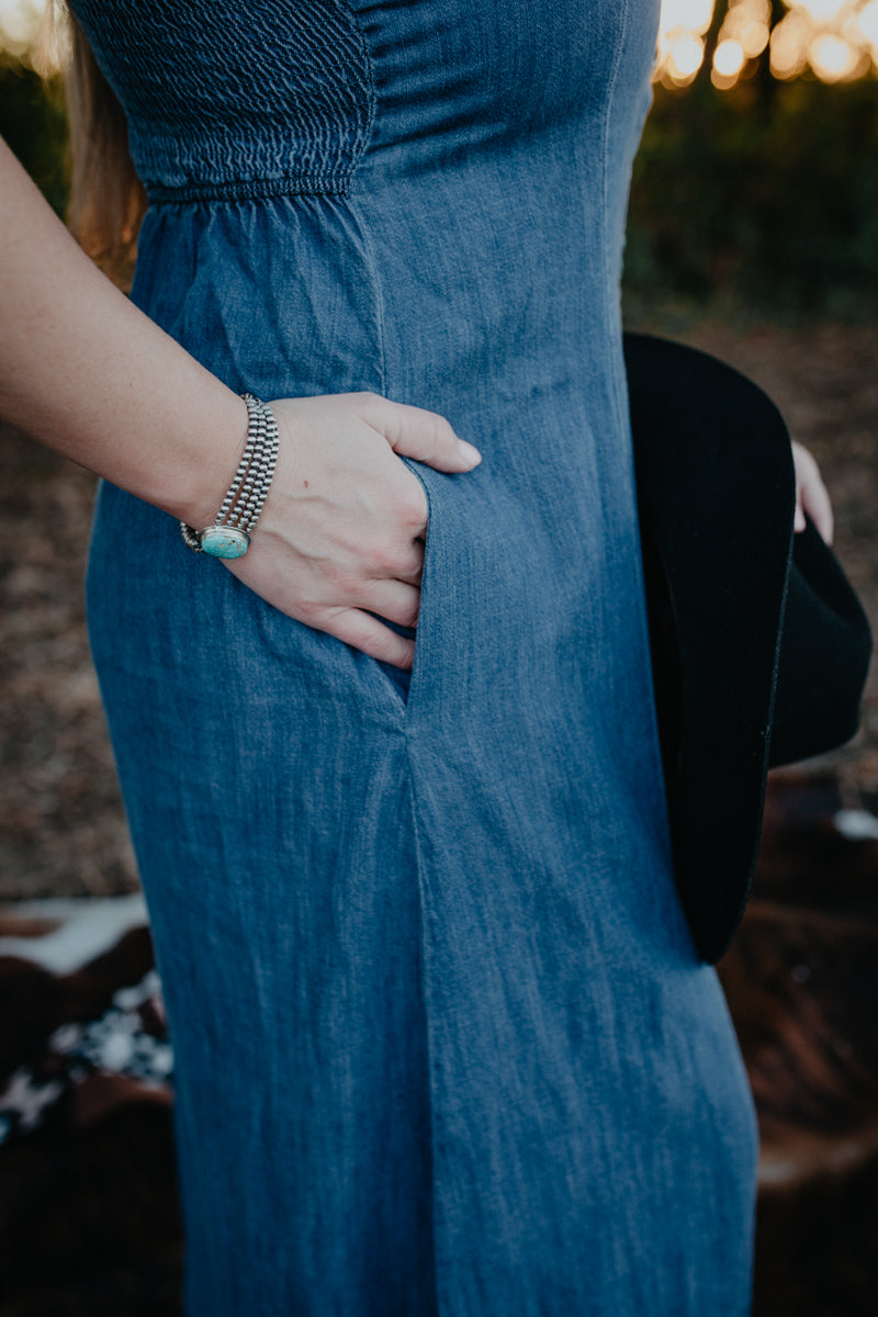 'Blue Eyes' Midi Denim Dress (XS-L)