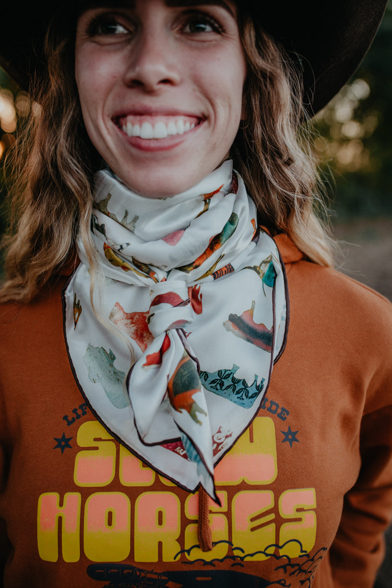 Premium Silk 35x35" Wild Rags (20+ Prints)