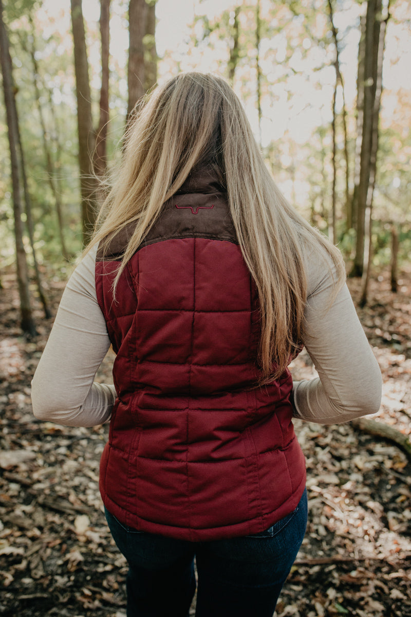 'Lenora' Maroon Vest Kimes Ranch (S-XXL)