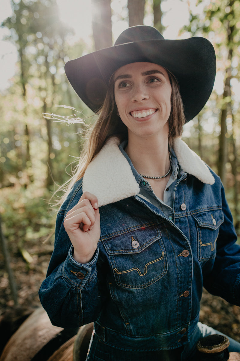 'Leela' Women's Dark Indigo Kimes Ranch Jacket (S-XXL)