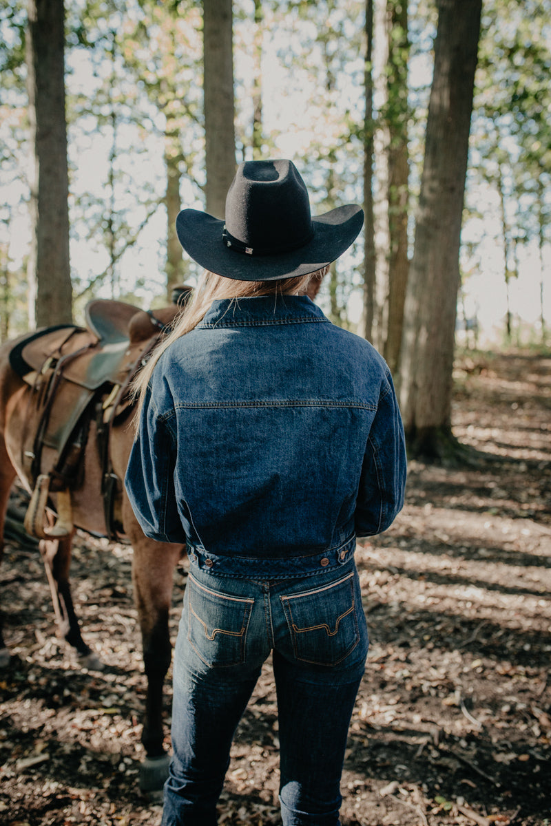 'Leela' Women's Dark Indigo Kimes Ranch Jacket (S-XXL)