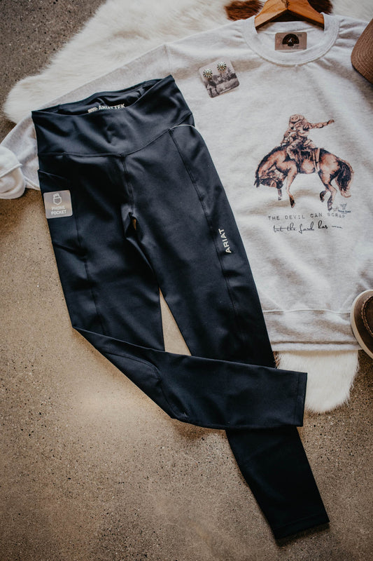 Ariat Black Tek Tight / Leggings (1 XXL only)