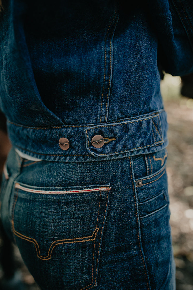 'Leela' Women's Dark Indigo Kimes Ranch Jacket (S-XXL)