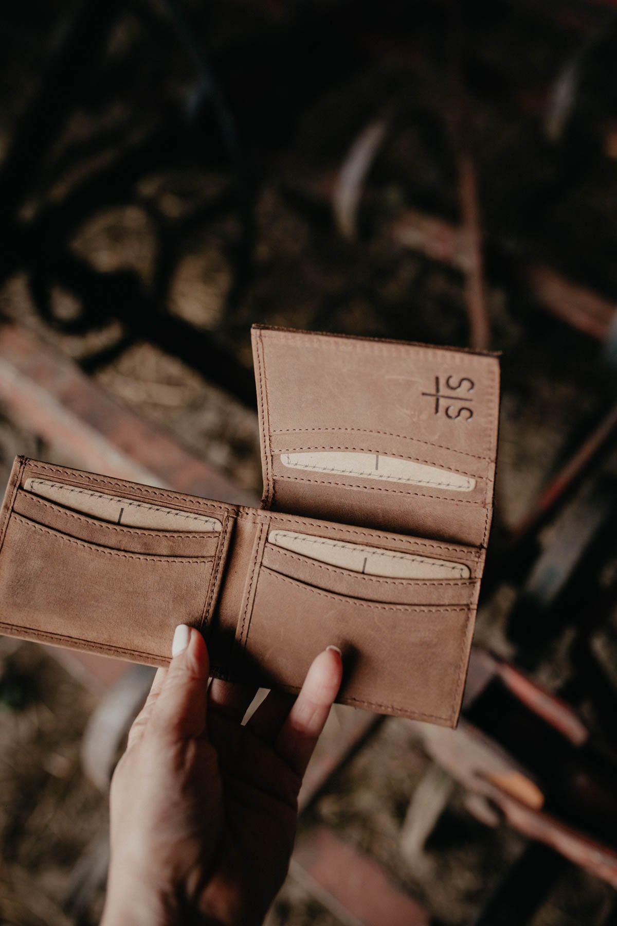 'Foreman' Men's Leather Tri-Fold Wallet by STS Ranchwear (STS61033)