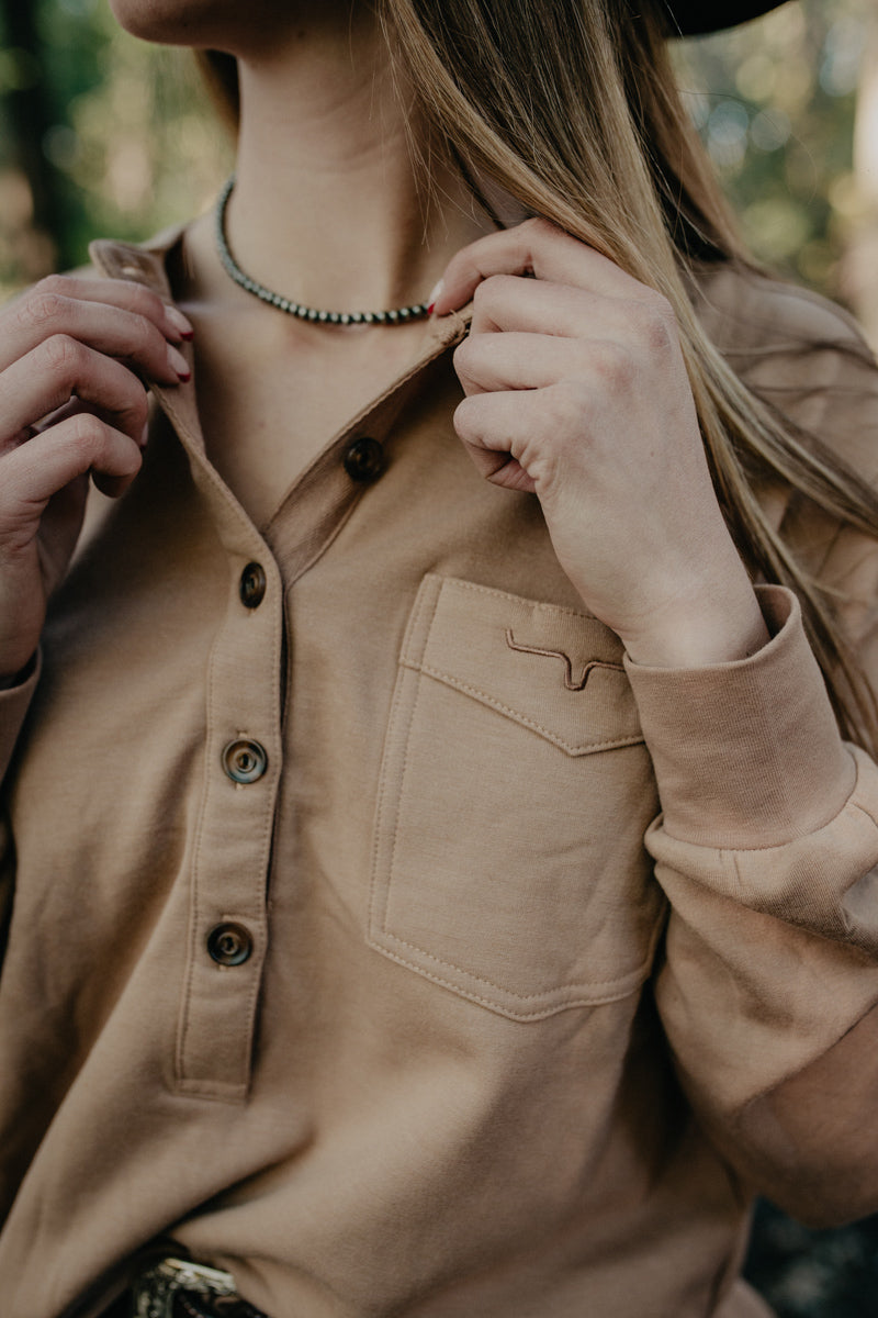 'Elouise' Henley Top by Kimes Ranch (S-XXL/ 2 Colour Options)