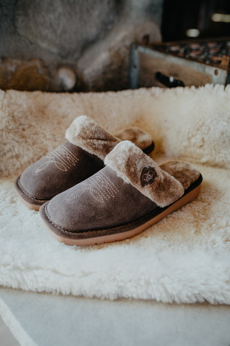 Women's Ariat Jackie Chocolate Slippers (Sizes 6-11)