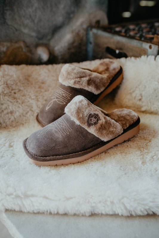 Women's Ariat Jackie Chocolate Slippers (Sizes 6-11)