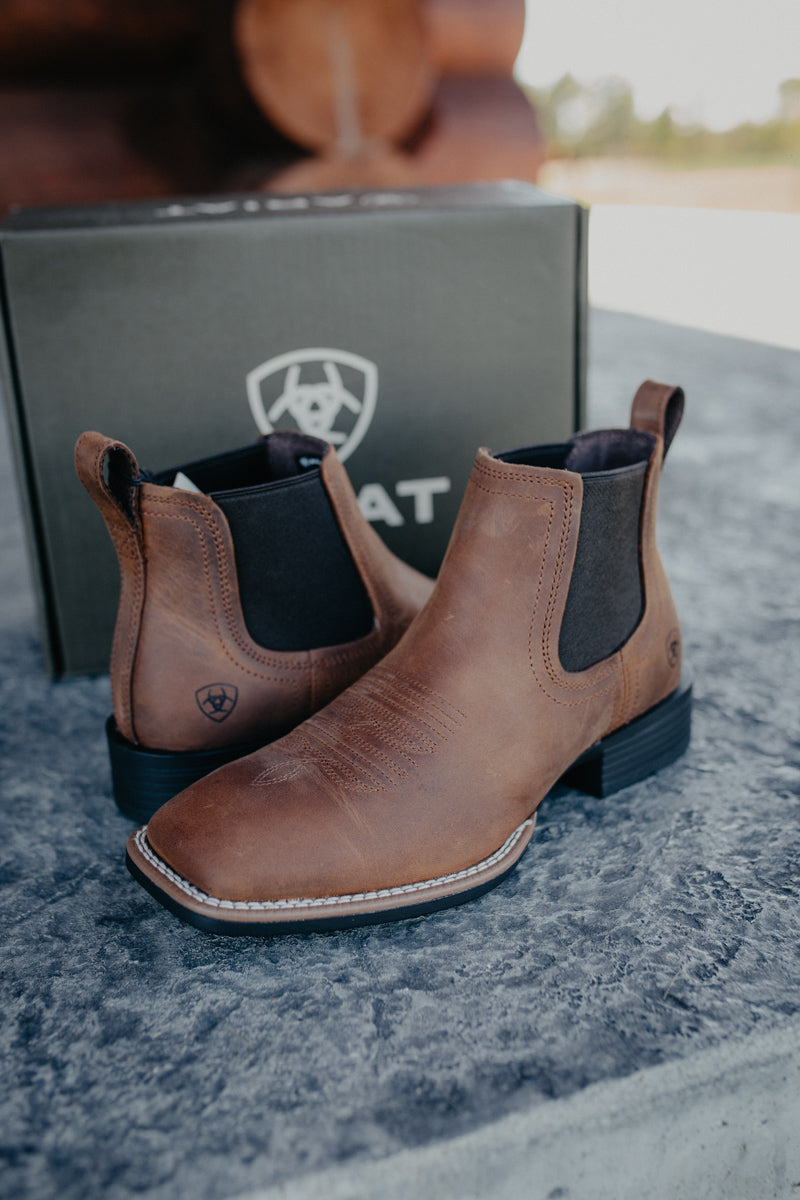 'Booker Chelsea' Brown MENS Ariat Boots