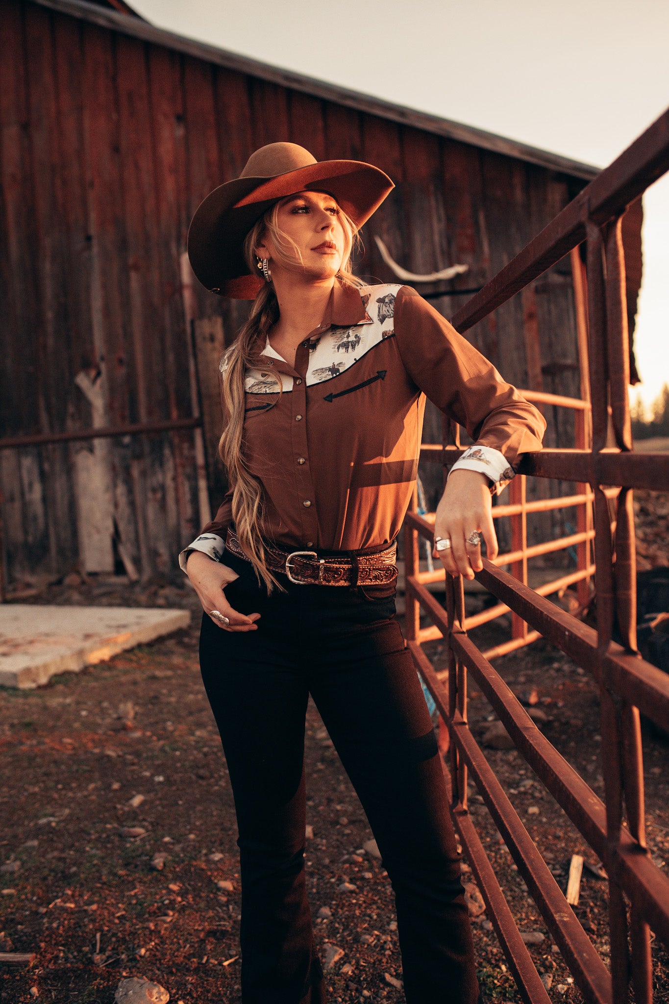 'Sorrel Creek' CC Exclusive Pearl Snap (L - XXL)