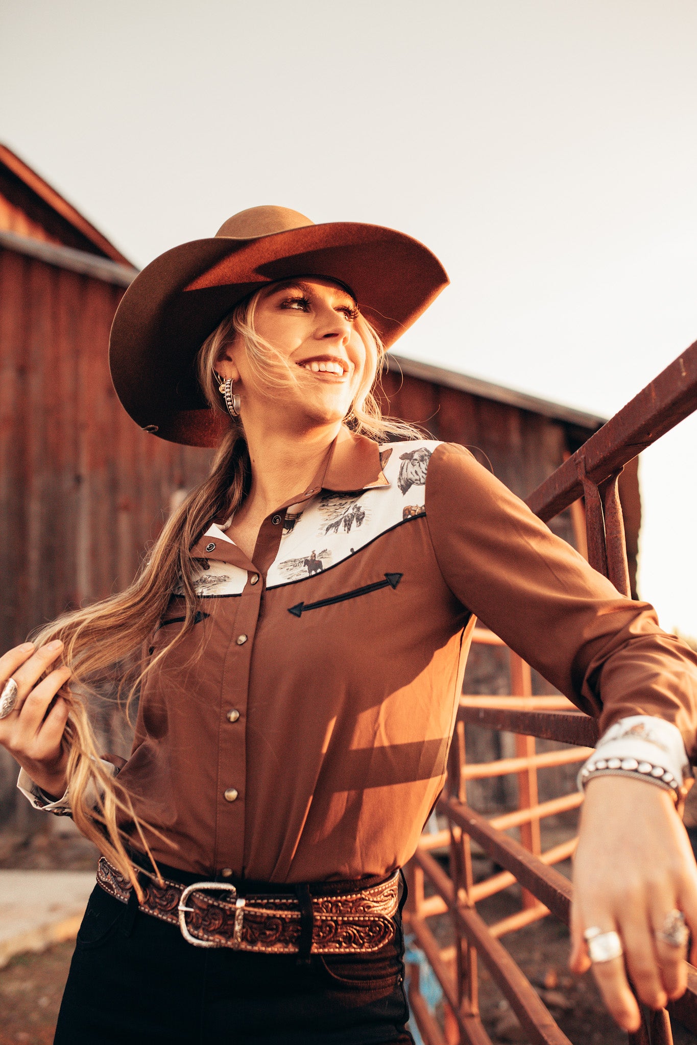 'Sorrel Creek' CC Exclusive Pearl Snap (L - XXL)