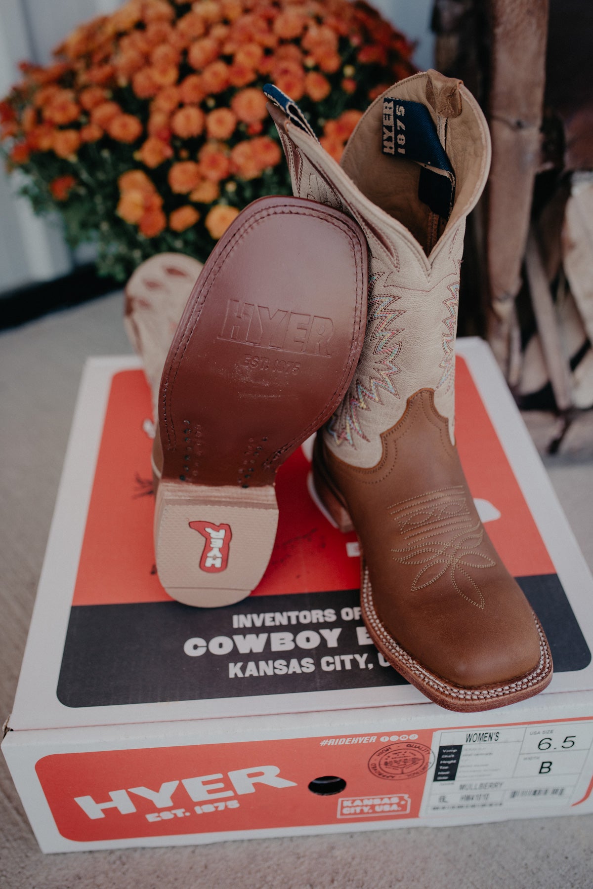 11" Hyer Women's Mullberry Clay Boots (Sizes 5.5B & 11B Only)