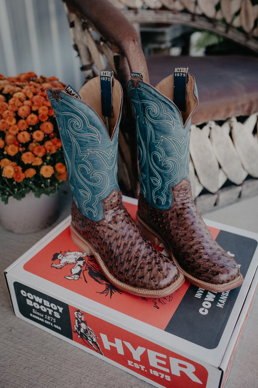 13" Hyer Men's Jetmore Brown Boots (Sizes 9.5-11.5 EE)