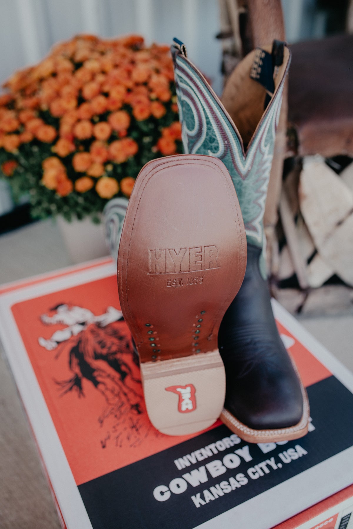 13" Hyer Men's Codell Chocolate Boots (Sizes 8-13, D/EE Widths)