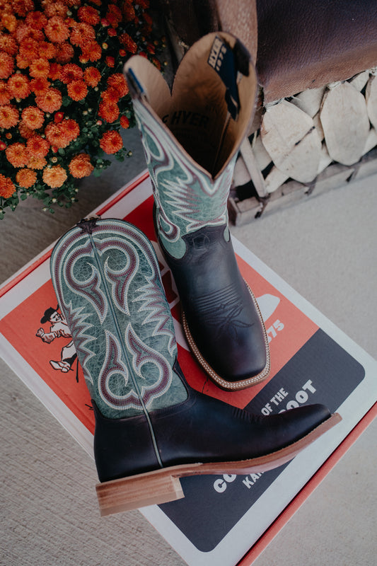 13" Hyer Men's Codell Chocolate Boots (Sizes 8-13, D/EE Widths)