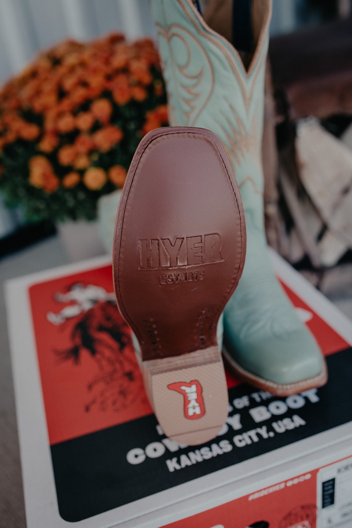 13" Hyer Women's Leawood Robin's Egg Boots (Sizes 5.5-10, B/C Widths)