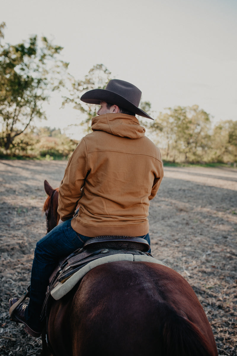 'Faster Talker' Brown Men's Hoodie by Kimes Ranch (S-XXL)