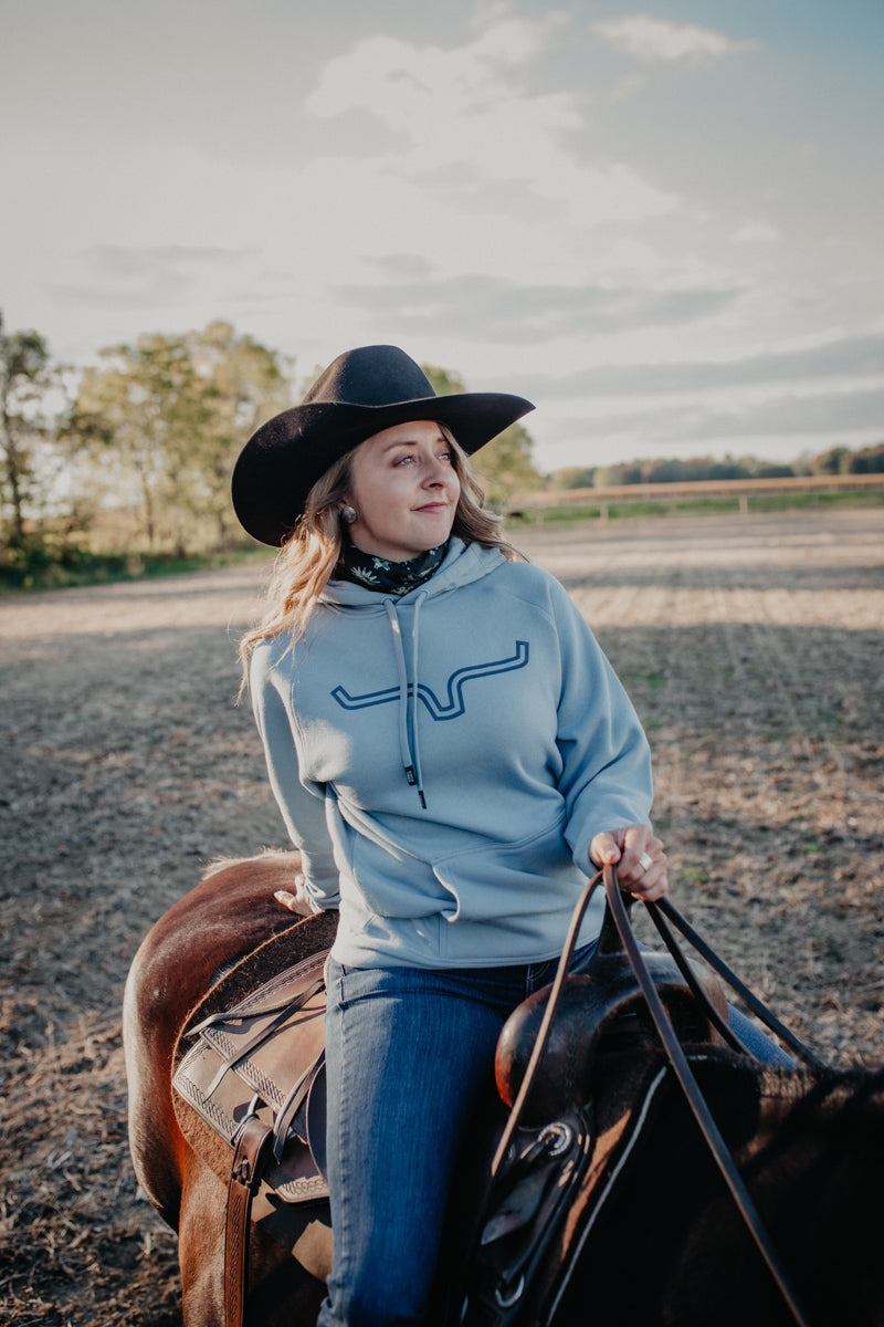 'Outlier' Women's Kimes Ranch Hoodie Carbon Blue (S-XXL)