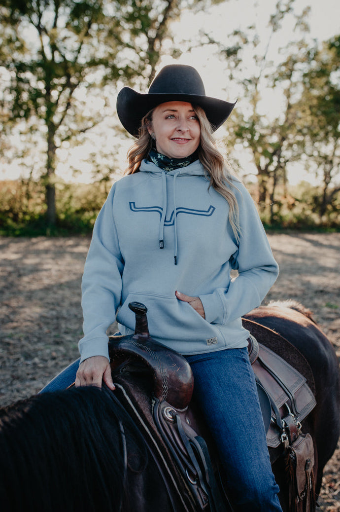 'Outlier' Women's Kimes Ranch Hoodie Carbon Blue (S-XXL)
