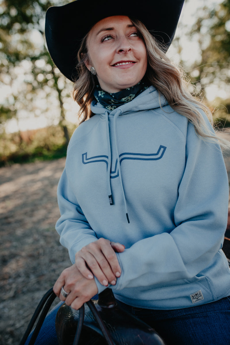 'Outlier' Women's Kimes Ranch Hoodie Carbon Blue (S-XXL)