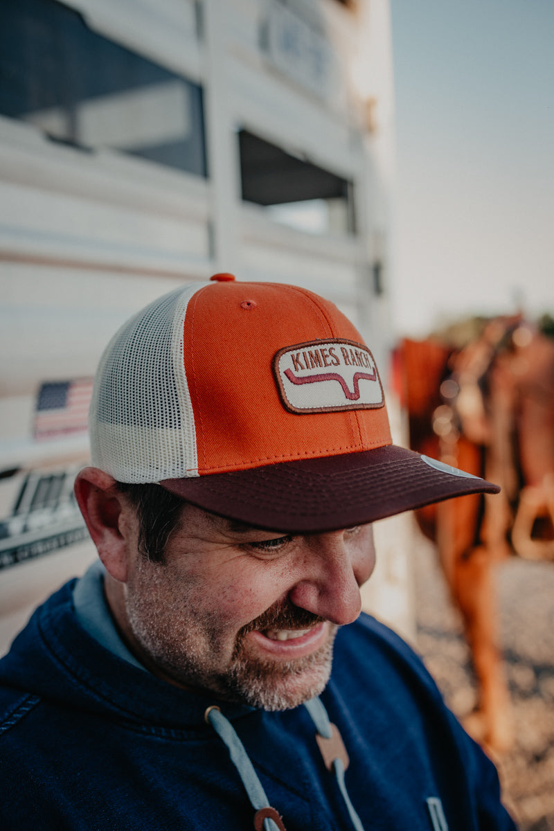 'Rolling Trucker' Hat by Kimes Ranch (Burnt Orange)