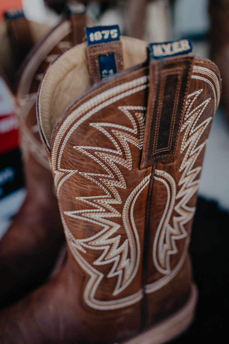 'Le Roy' 11" Brown Men's Hyer Cowboy Boots (Size 8-13/ D & EE Widths)
