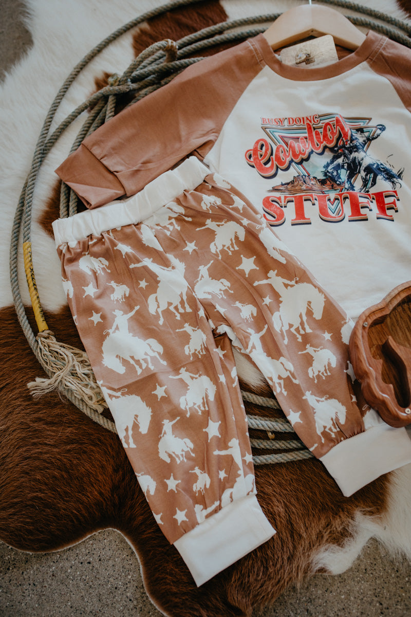 'Bucky' Cowboy Stuff Boys PJs (6-12M to 5T)