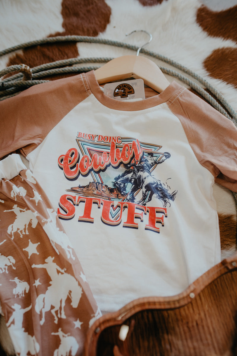 'Bucky' Cowboy Stuff Boys PJs (6-12M to 5T)