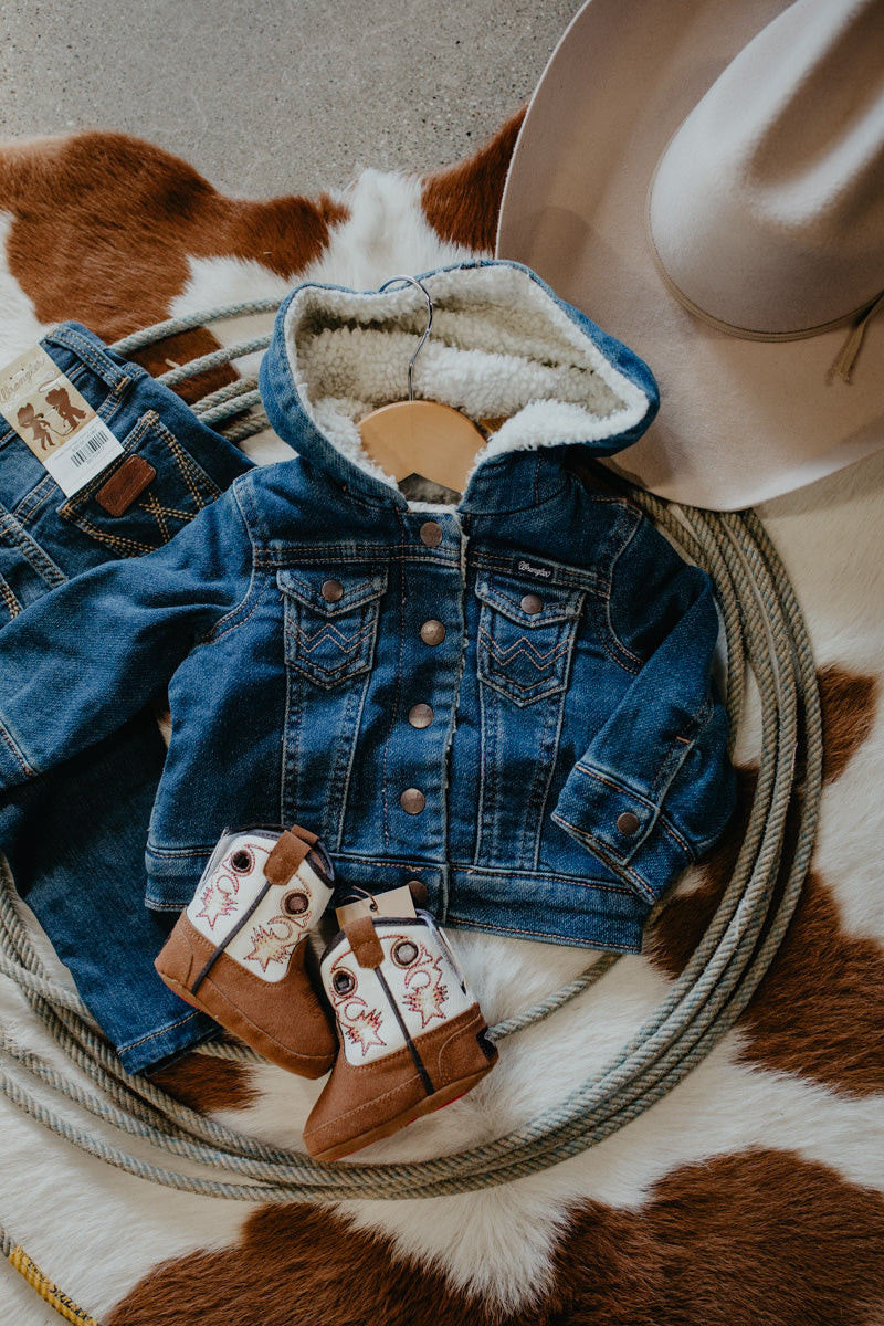 Wrangler Baby Denim Sherpa Jacket (0-3M to 4T)