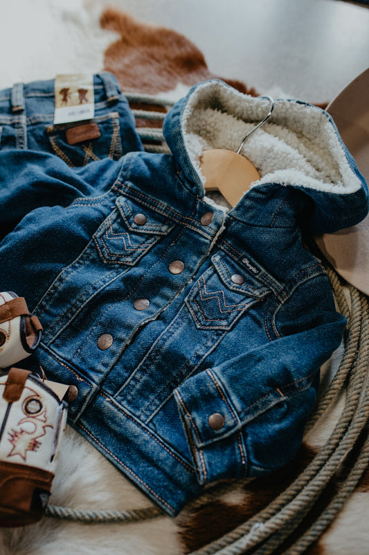 Wrangler Baby Denim Sherpa Jacket (0-3M to 4T)