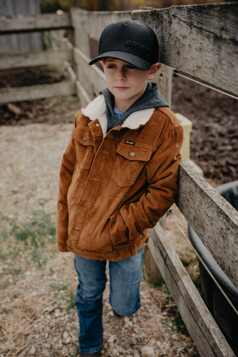 Wrangler Boys Corduroy Sherpa Jacket (XS-L)