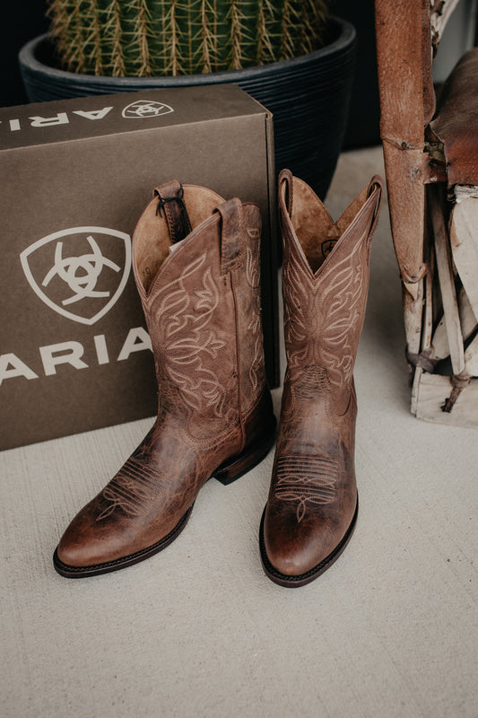 'Maverick' Men's Ariat Brown Cowboy Boot {Sizes 9-13/ D & EE Width}
