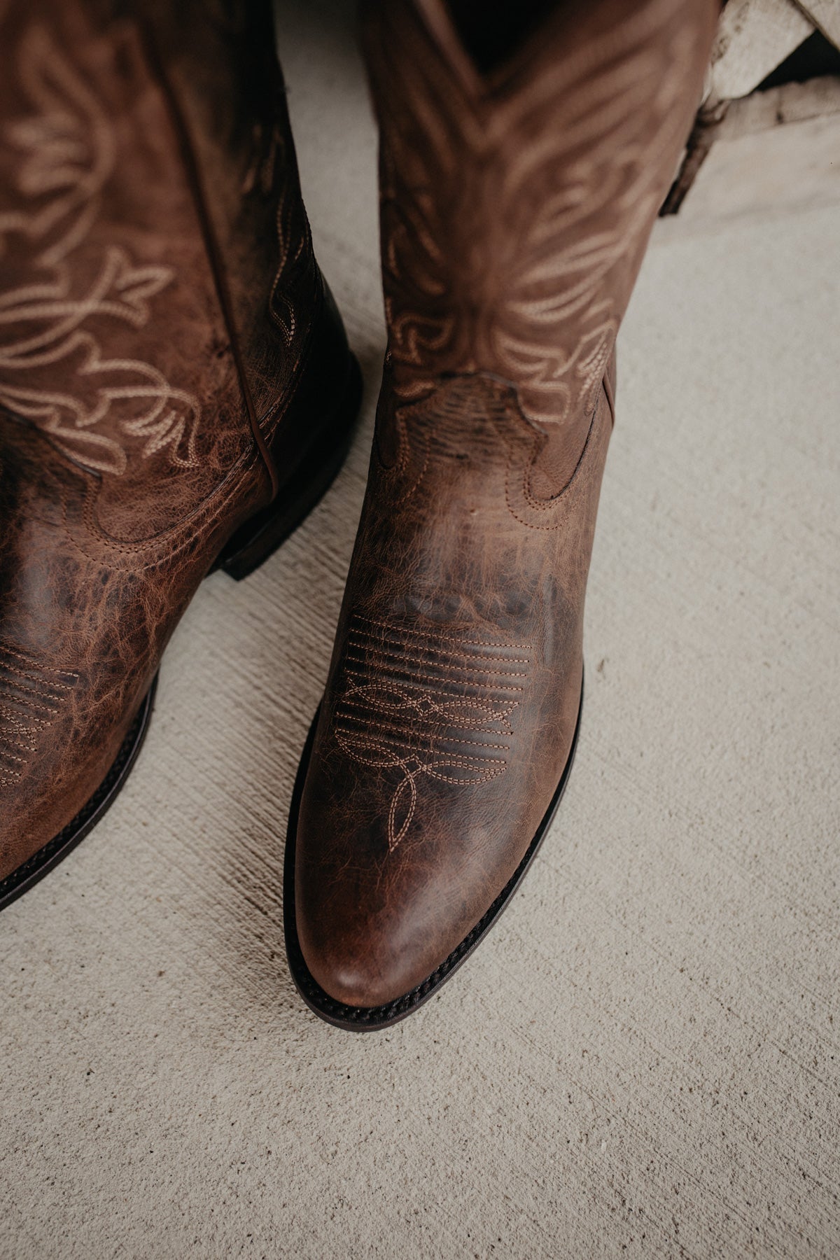 'Maverick' Men's Ariat Brown Cowboy Boot {Sizes 9-13/ D & EE Width}