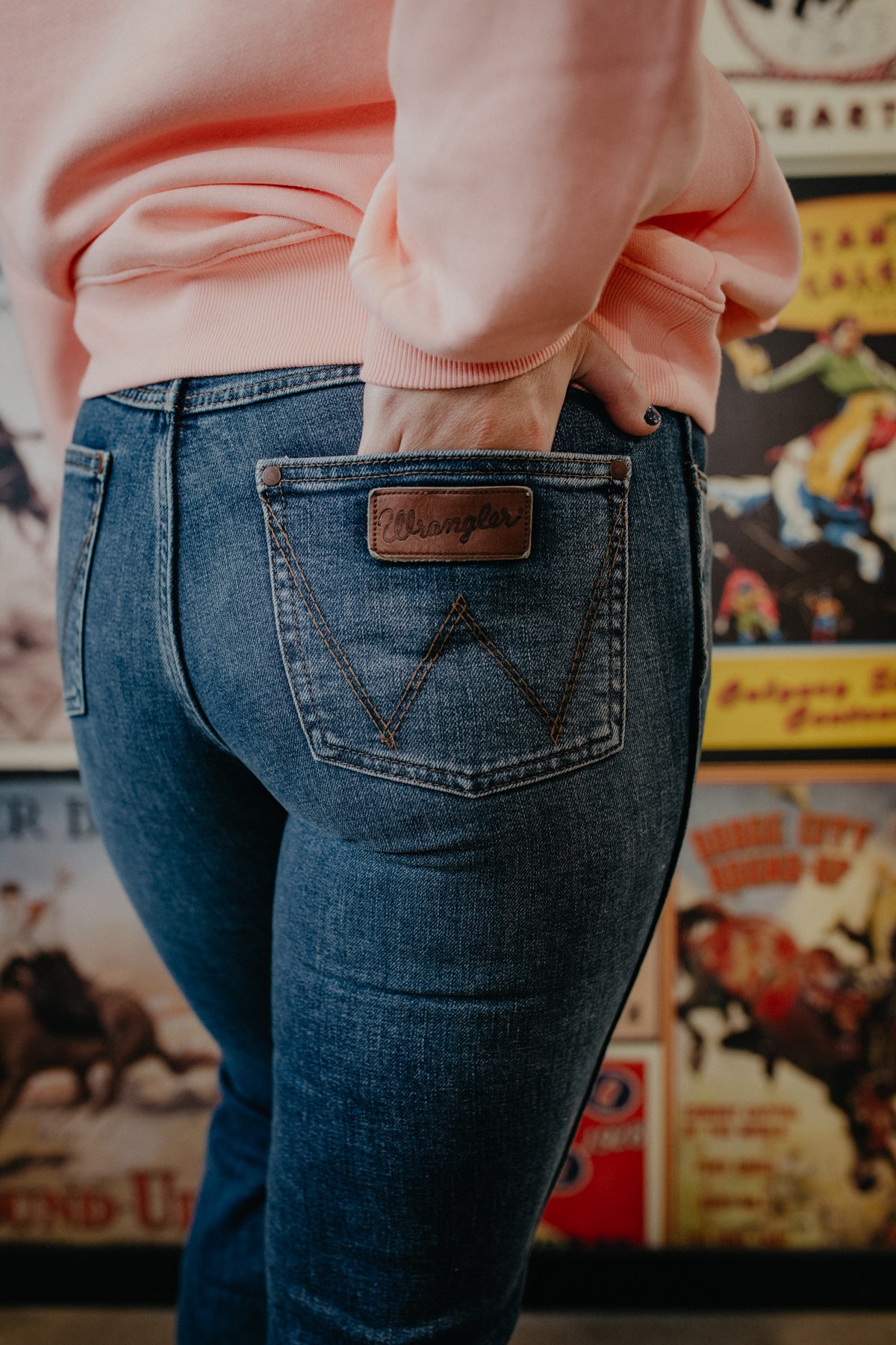 'Wesley' Retro Bailey Trouser Jean by Wrangler (Sizes 29-33 only)