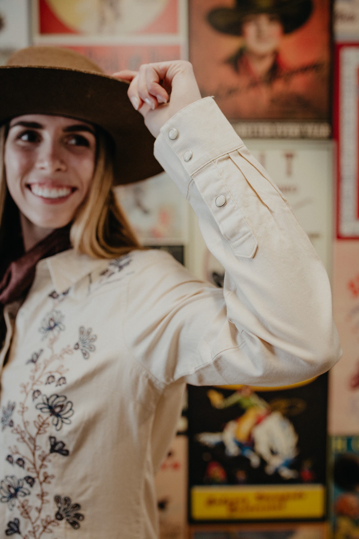 'Ryder' Wrangler Denim Snap Dress (M ONLY)