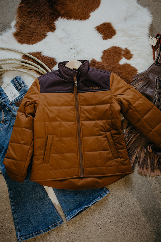 'Bailee' Girls Crius Chestnut Jacket (XS, L-XXL ONLY)