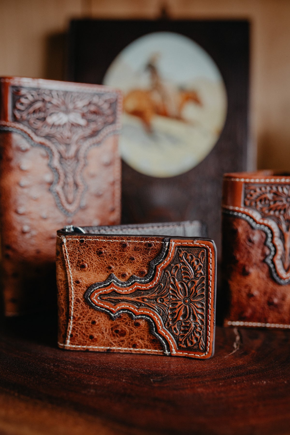 'Rodeo Ostrich' Ariat Wallet (3 Styles)